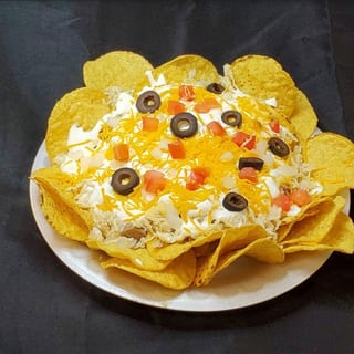 Shredded Chicken Nachos